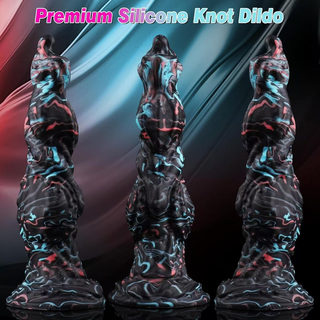 8 Inch Alien Premium Silicone knot Dildo