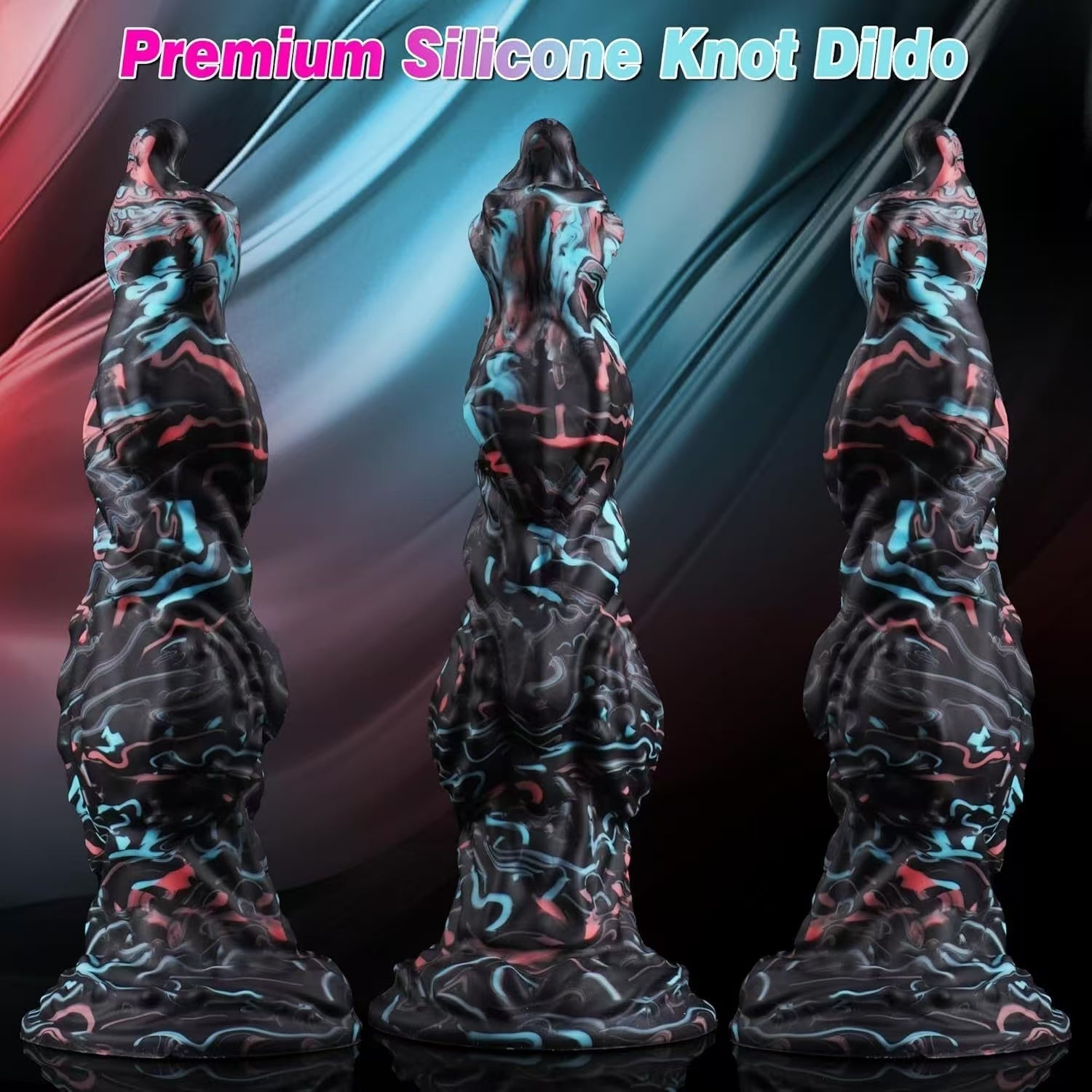 8 Inch Alien Premium Silicone knot Dildo