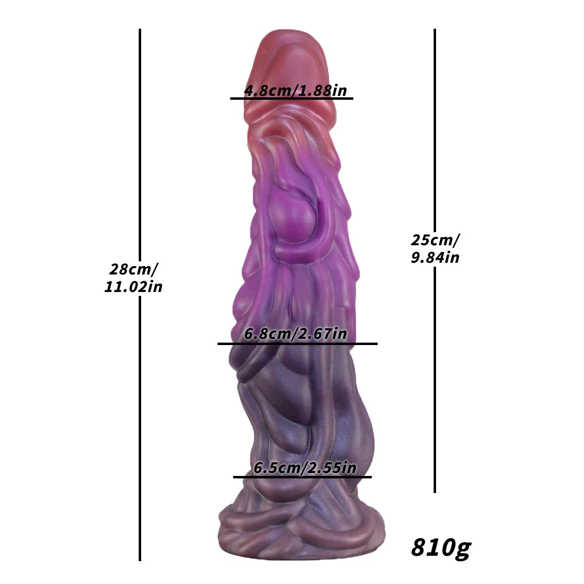 11 Inch Long Alien Silicone Dragon Dildo
