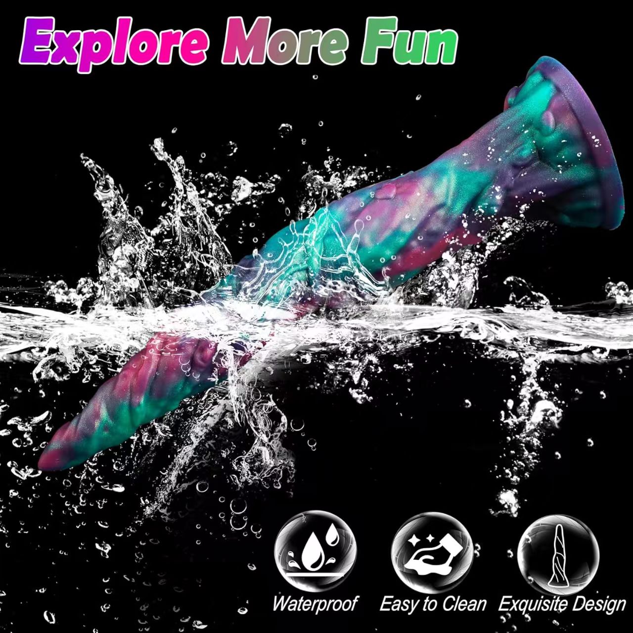 Horror Man-eating Vine Silicone Tentacle Dildo