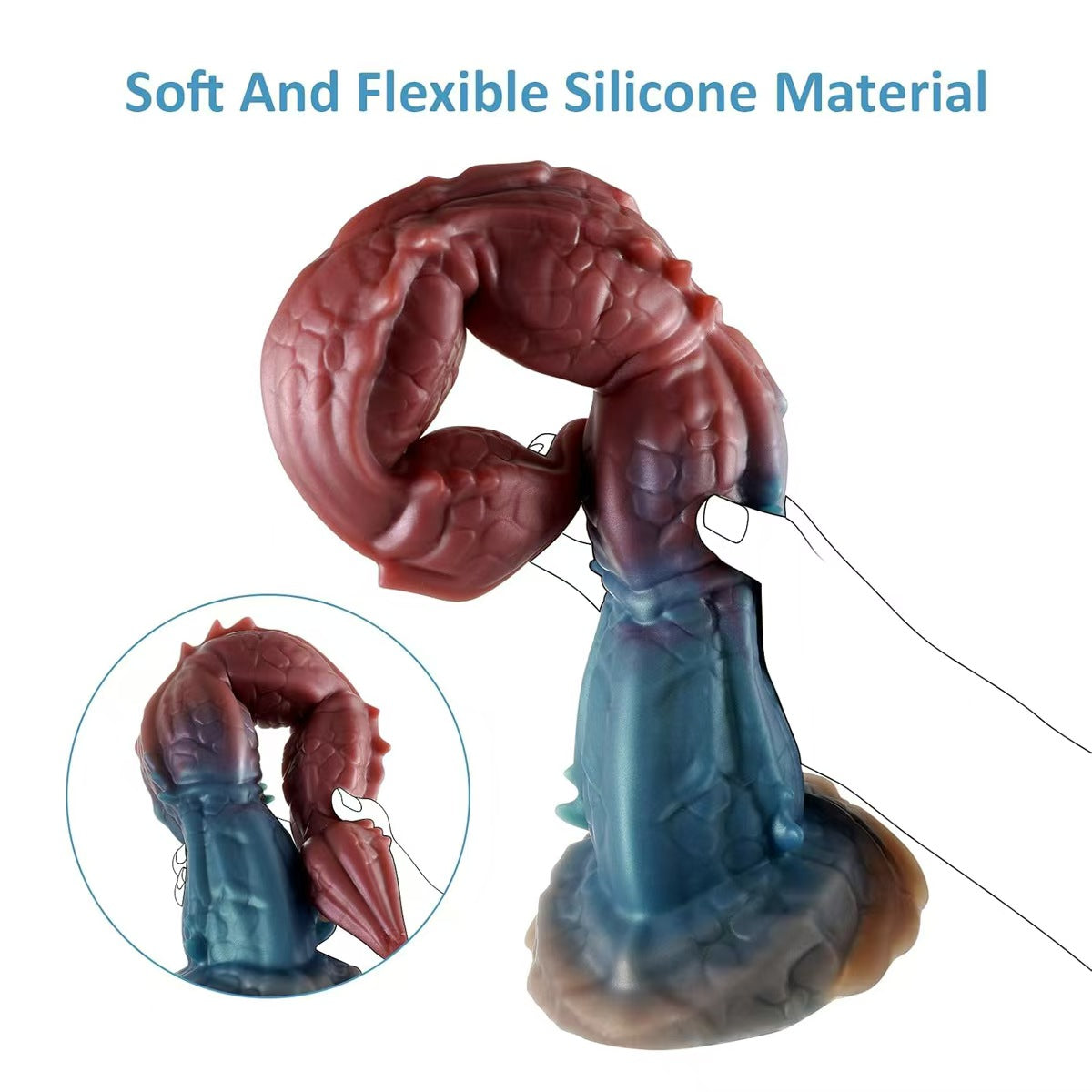 Extra Long Alien Scorpion Fantasy Dildo