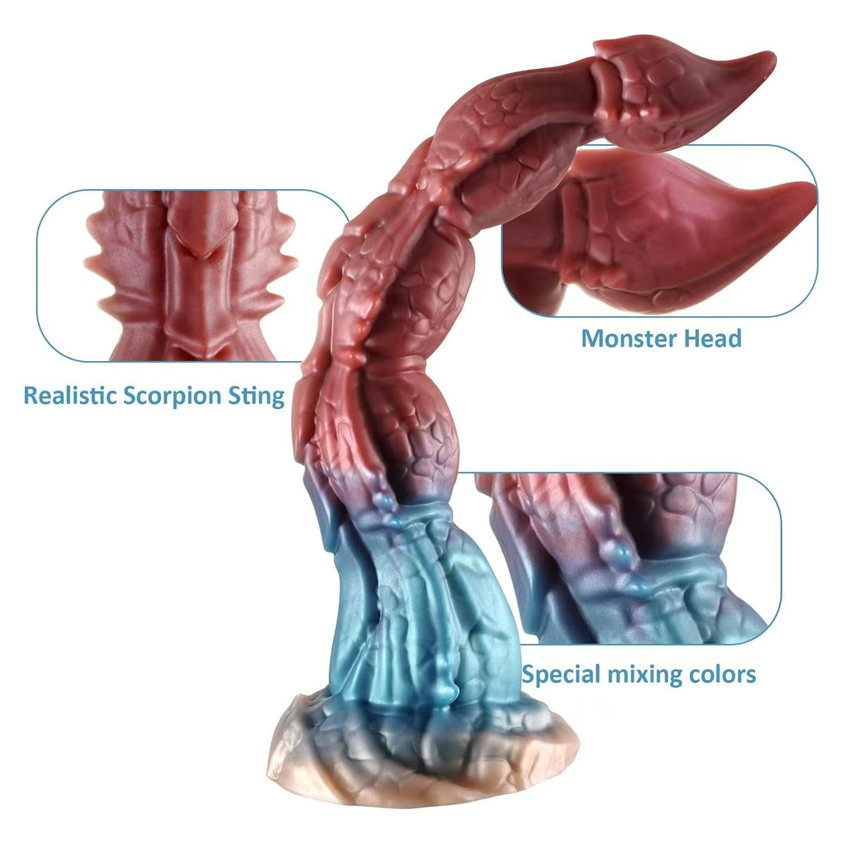 Extra Long Alien Scorpion Fantasy Dildo