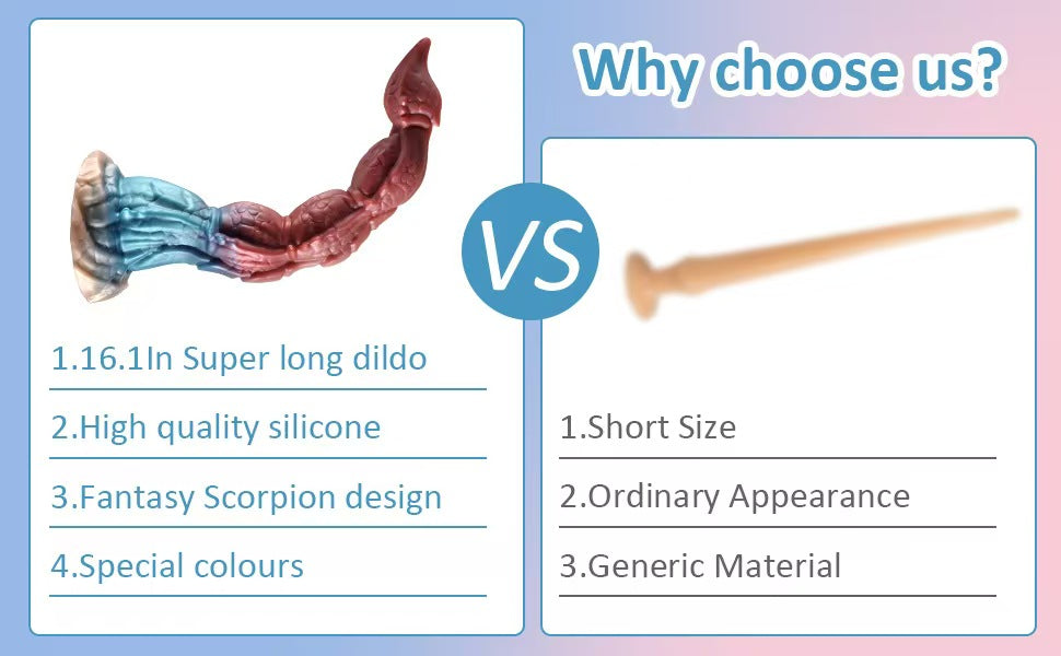 Extra Long Alien Scorpion Fantasy Dildo