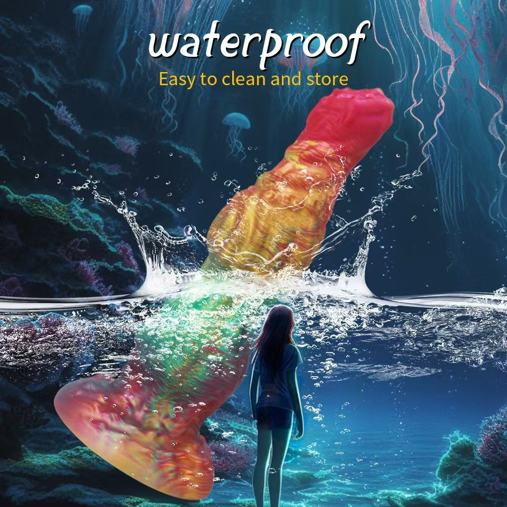 14 Inch Cerberus Big Knot Monster Dildo—Multiple sizes