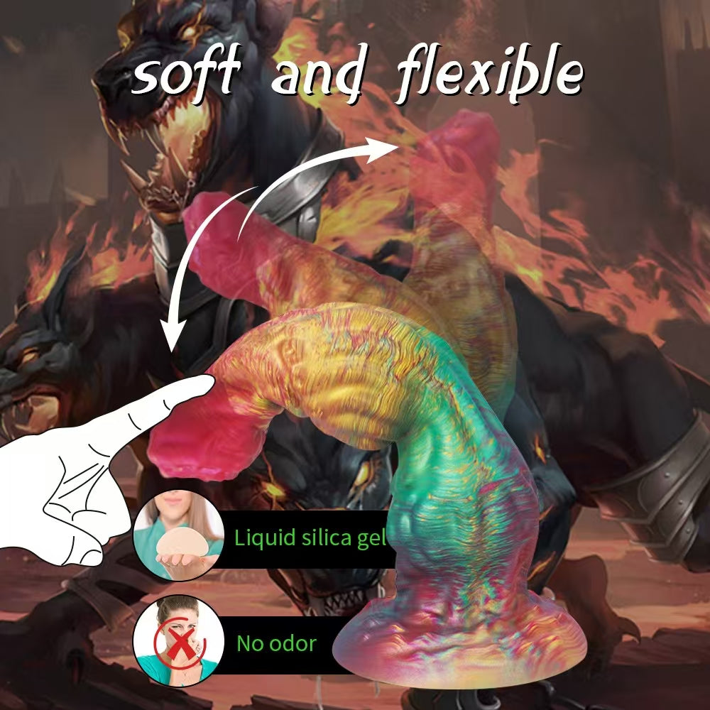 14 Inch Cerberus Big Knot Monster Dildo—Multiple sizes