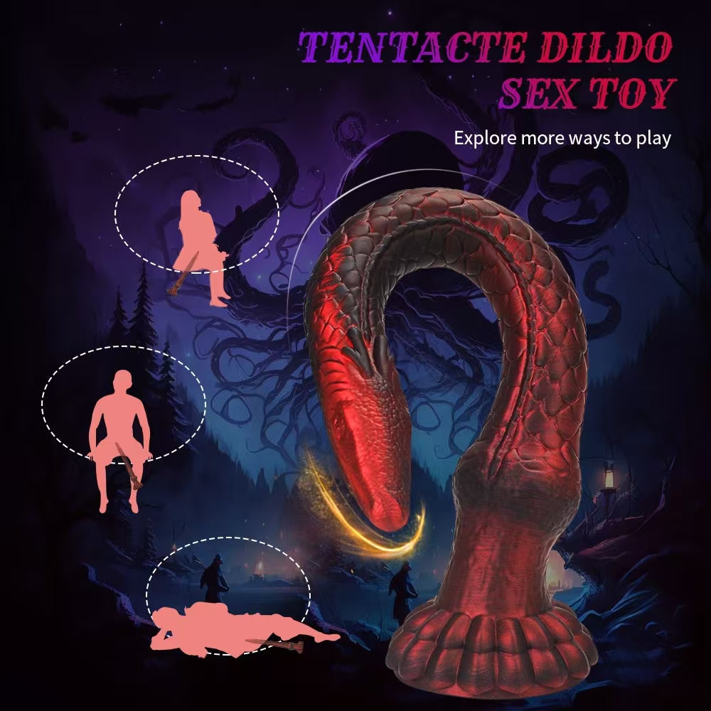 30 Inch Super Long Tentacle  Monster Dildo