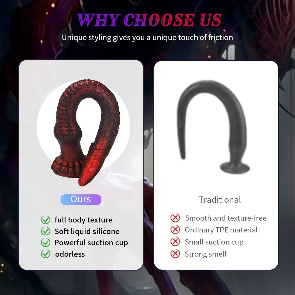 30 Inch Super Long Tentacle  Monster Dildo