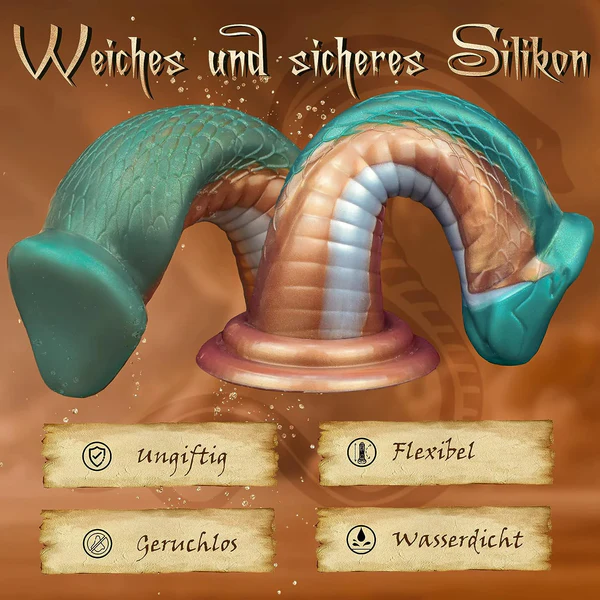 8 Inch Realistic Cobra Fantasy Dildo