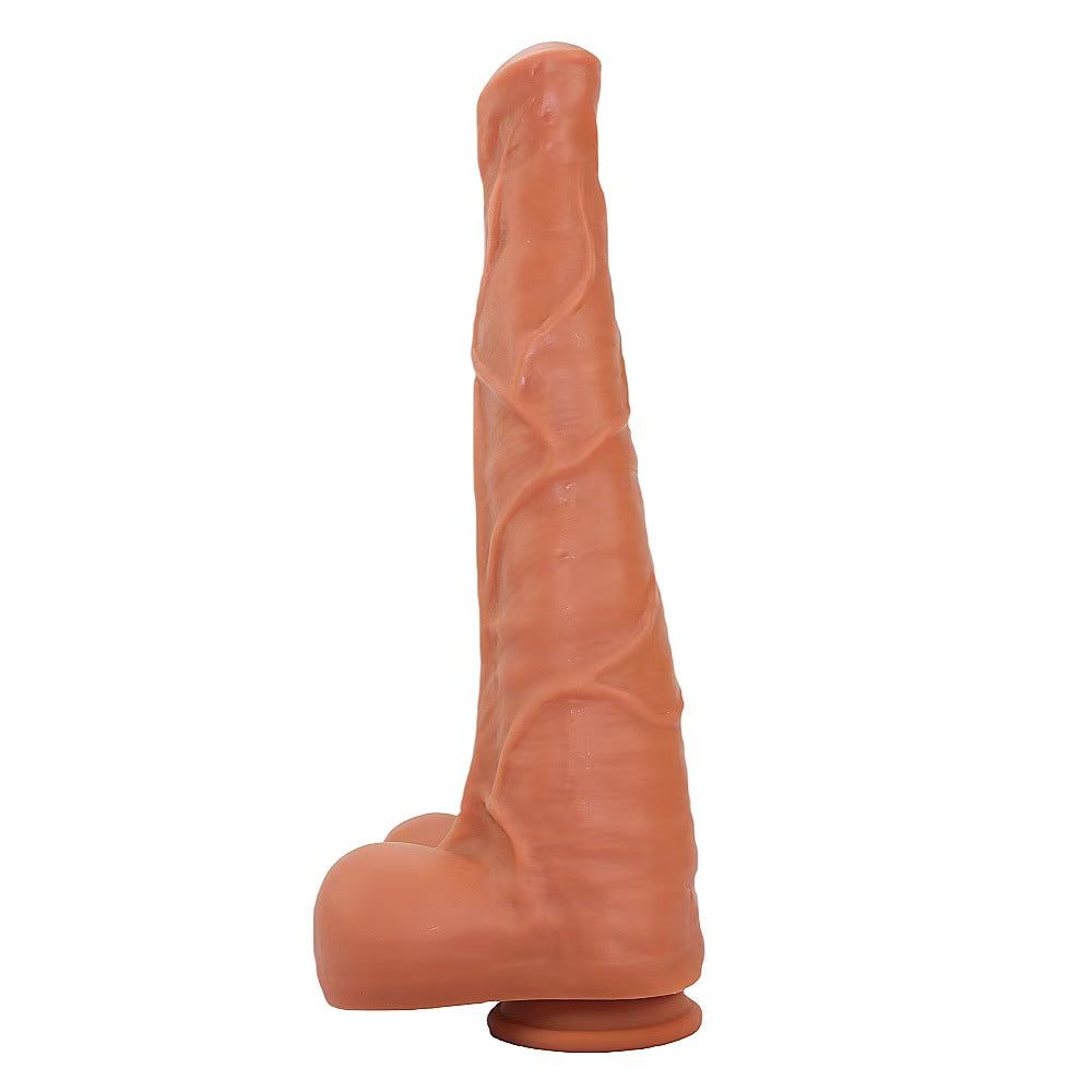 15 Inch Giant Horse Monster Black Dildo