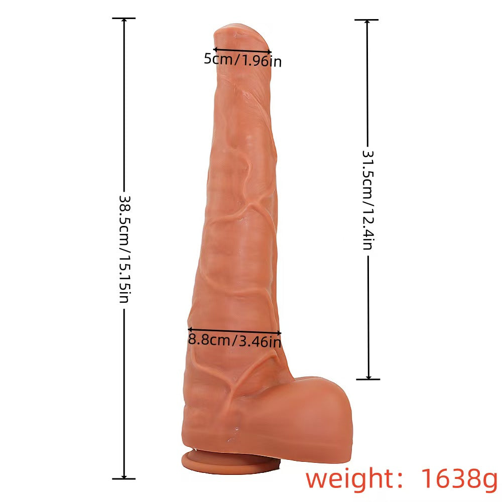 15 Inch Giant Perverted Horse Cock Dildo