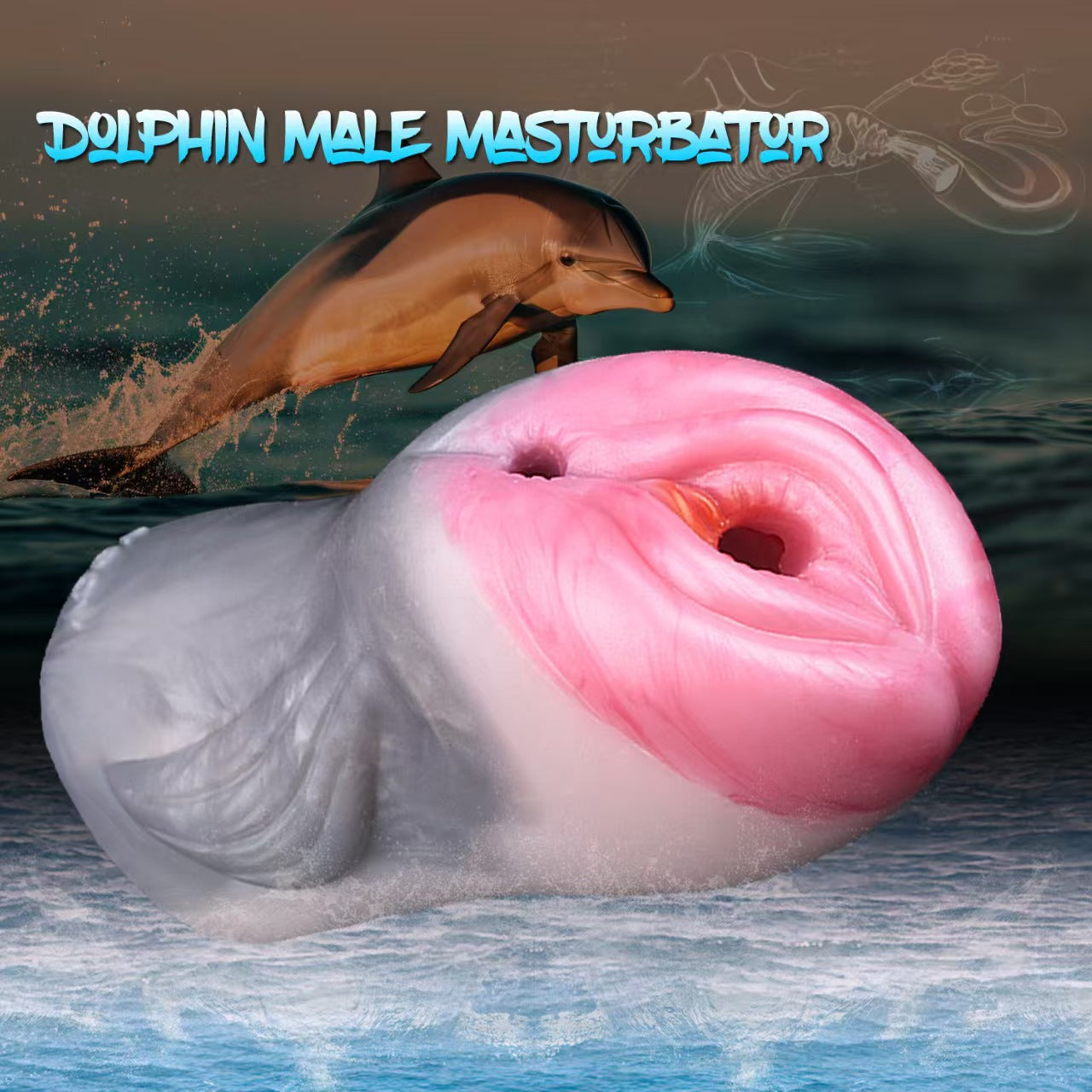 Double Channel Anal Vaginal Dolphin Pussy