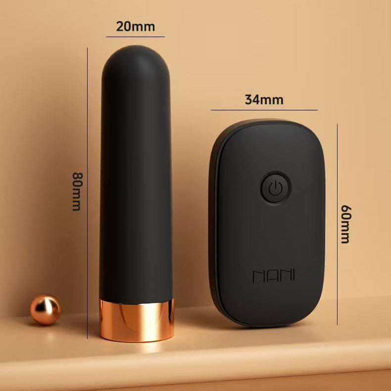 Brown Small Remote Control Bullet Vibrator
