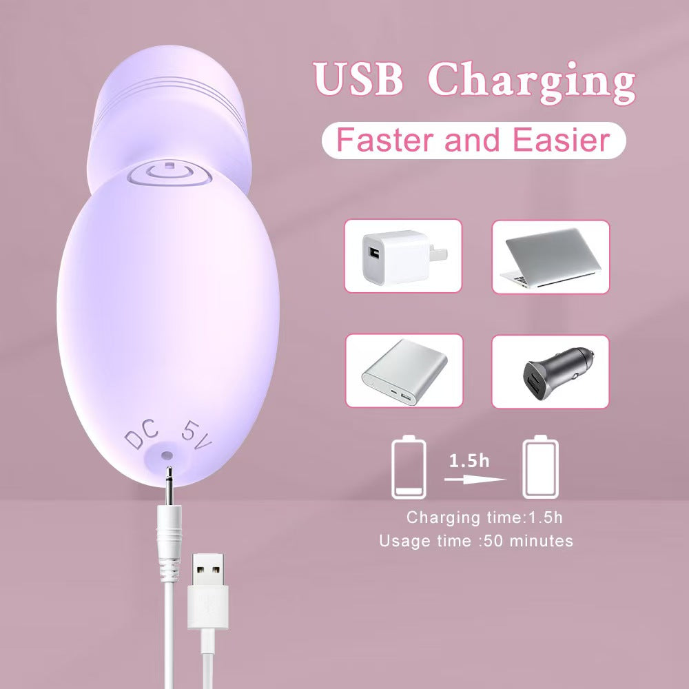 Purple Rechargeable Female Small Vibrator