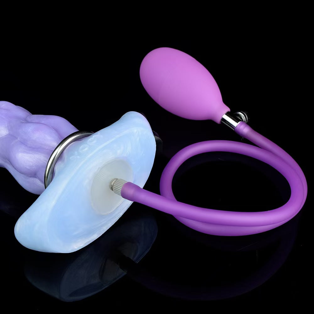 8 Inch Purple Silicone Alien Ovipositor Toy