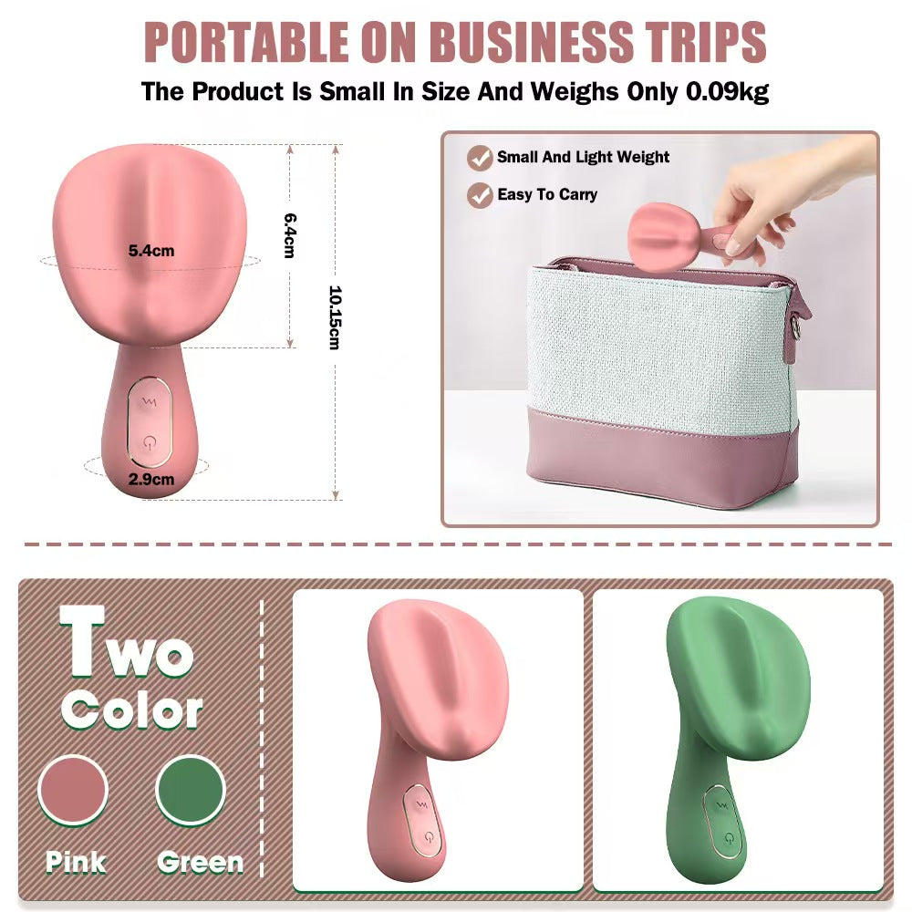 Pink Mushroom Silent Clitoral Stimulation Vibrator