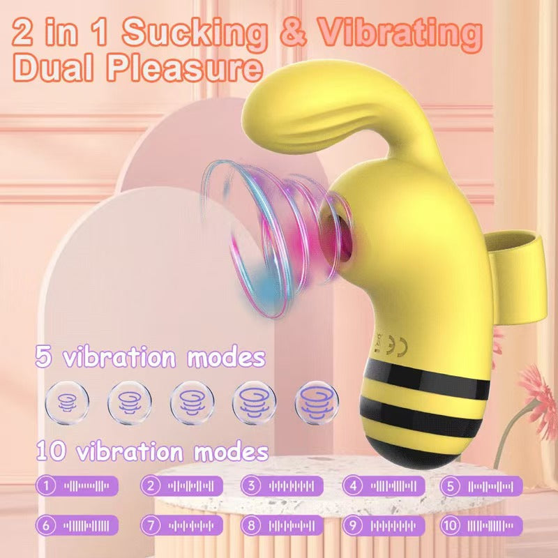Little Bee Powerful Sucking Finger Vibrator