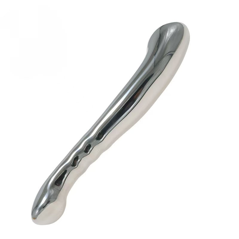 304 Stainless Steel Double Ended 7 Inch Metal Dildo
