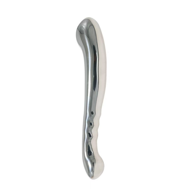 304 Stainless Steel Double Ended 7 Inch Metal Dildo
