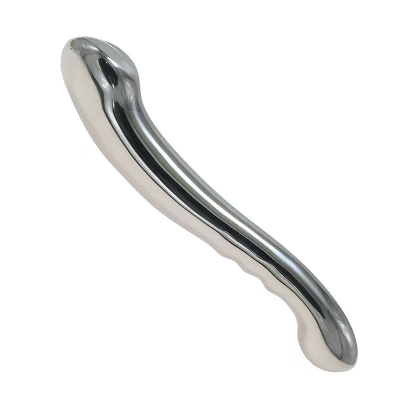 304 Stainless Steel Double Ended 7 Inch Metal Dildo