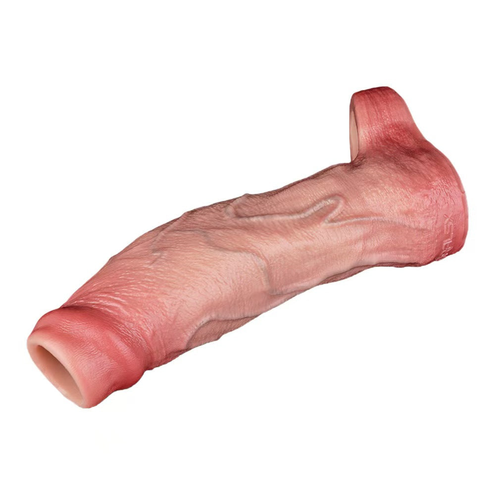 6 Inch Silicone Thick Large Realistic Penis Sleeve