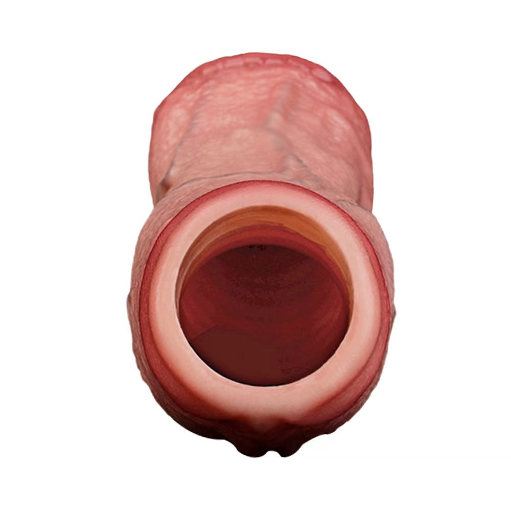 6 Inch Silicone Thick Large Realistic Penis Sleeve