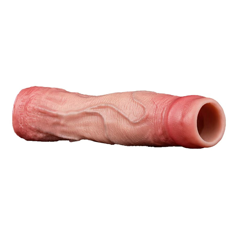 6 Inch Silicone Thick Large Realistic Penis Sleeve