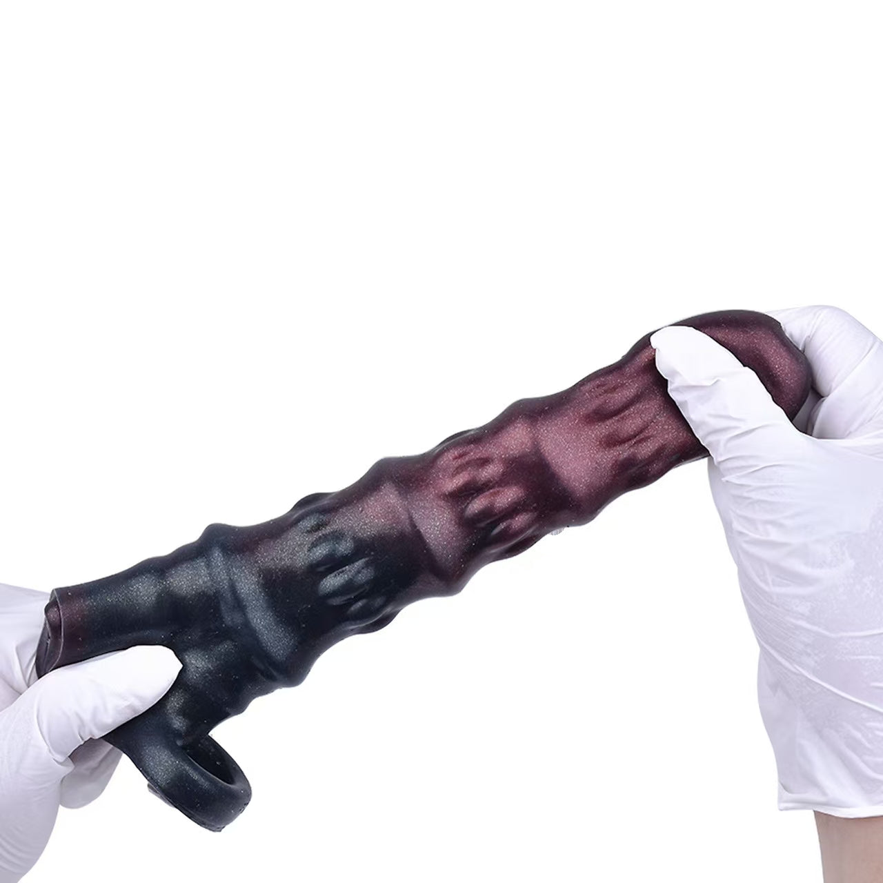 Threaded Raised Silicone Delay Penis Sleeve