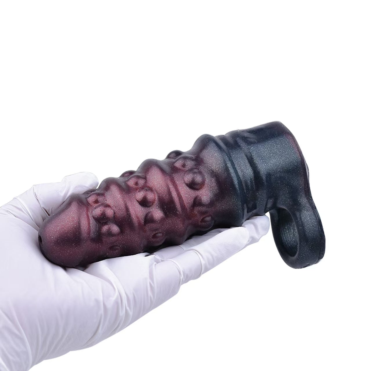 Threaded Raised Silicone Delay Penis Sleeve