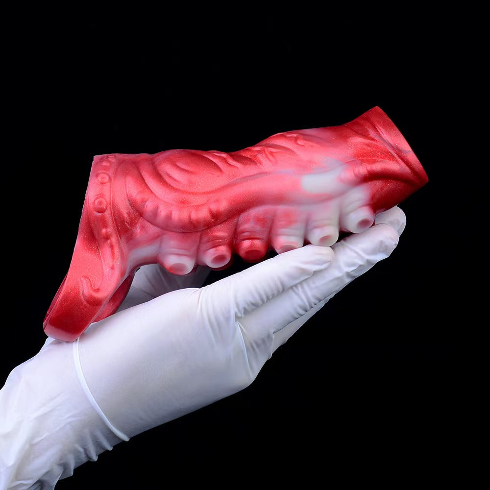 Red Tentacle Monster Open Penis Sleeve