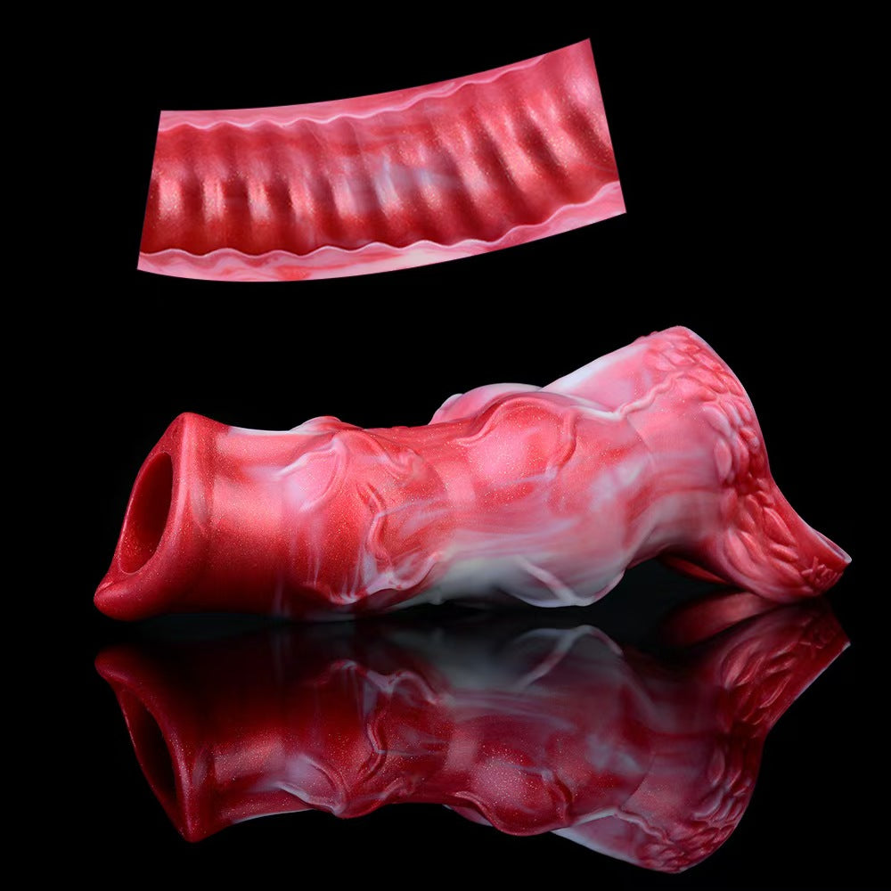 Double Knot Wolf Silicone Penis Sleeve
