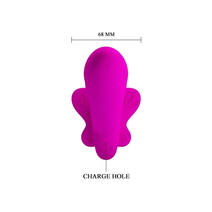 Pink Silicone 7 inch Vibrating Strapless Strapon