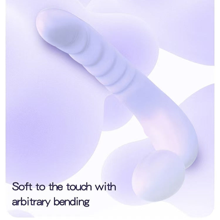 Purple Lesbian Double Shock Strapless Strapon