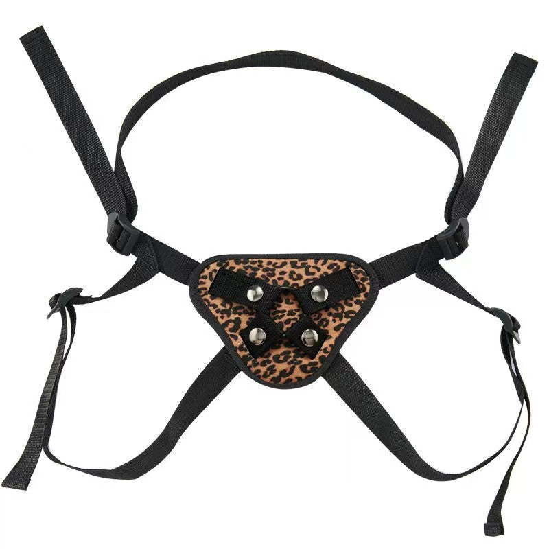 Pink Red Purple Brown Strap On Harness