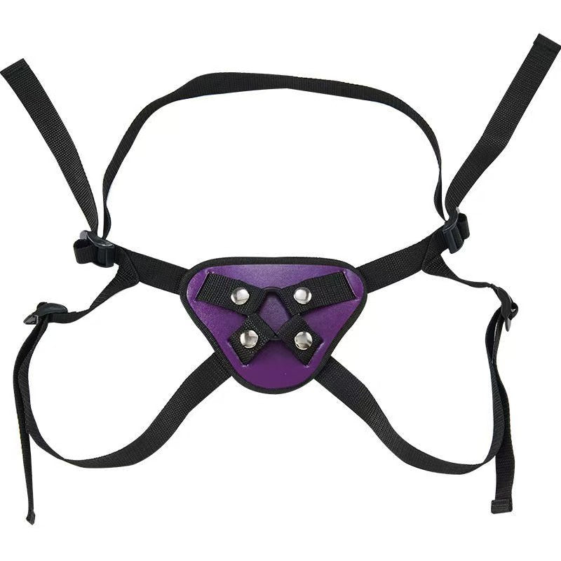 Pink Red Purple Brown Strap On Harness