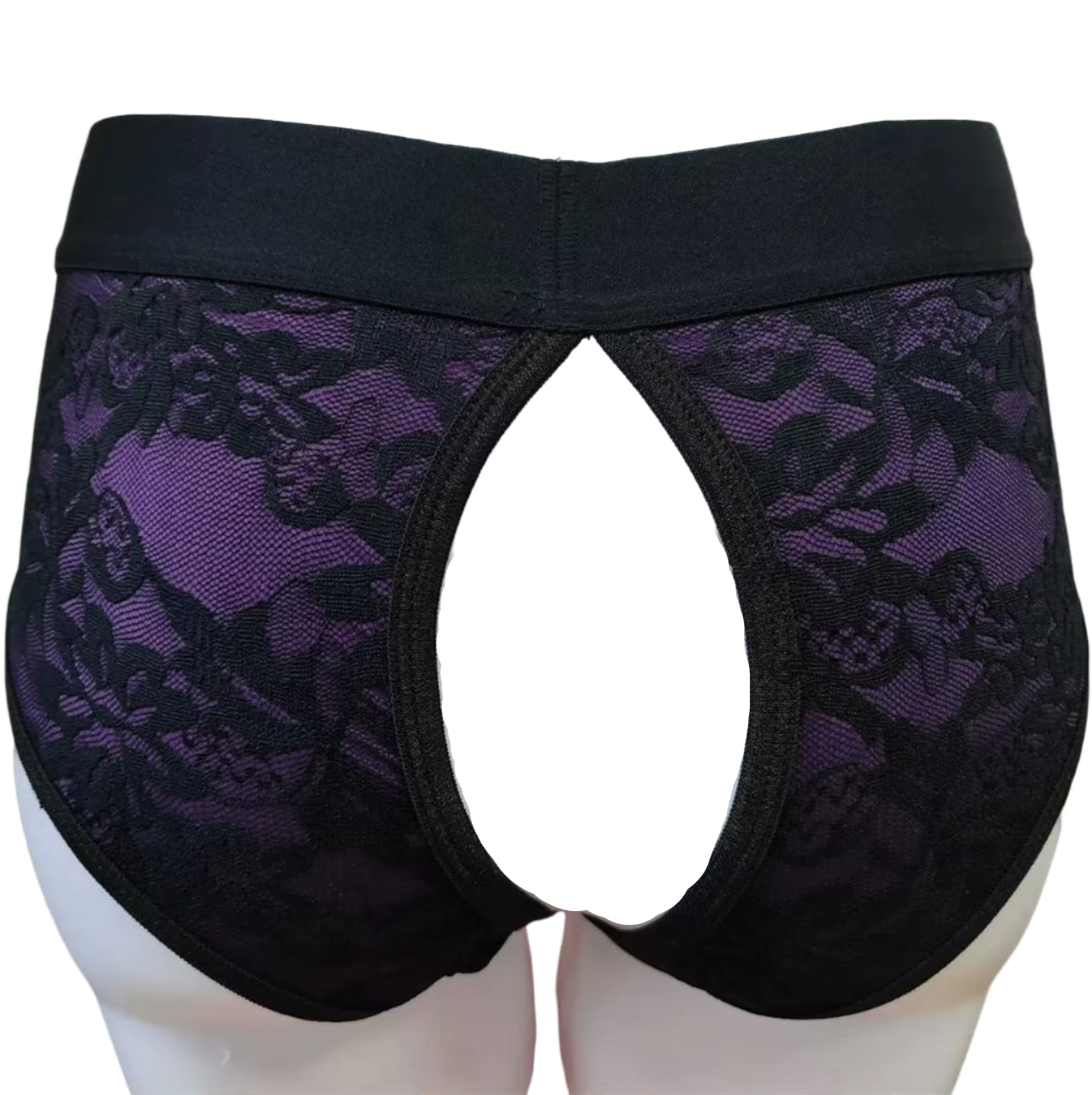 Purple Tight Sexy Strap On Harness