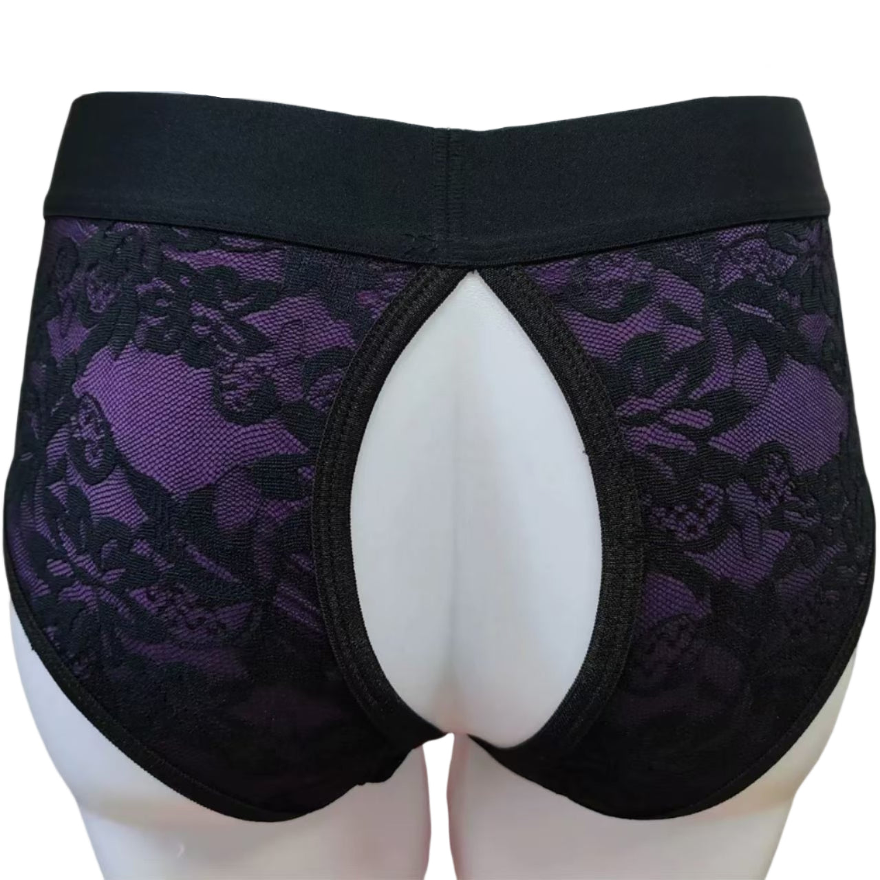 Purple Tight Sexy Strap On Harness