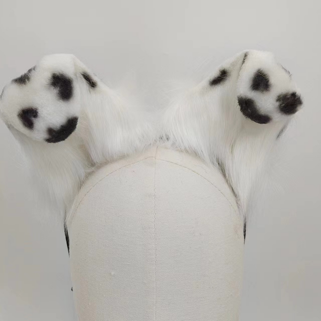 27 Inch Furry Dalmatian Tail Butt Plug
