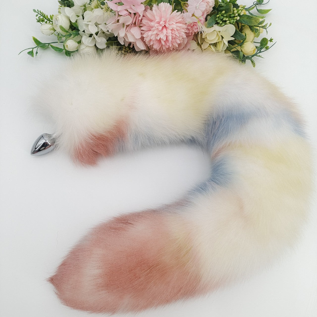 Colorful Furry Cute Fox Tail Butt Plug
