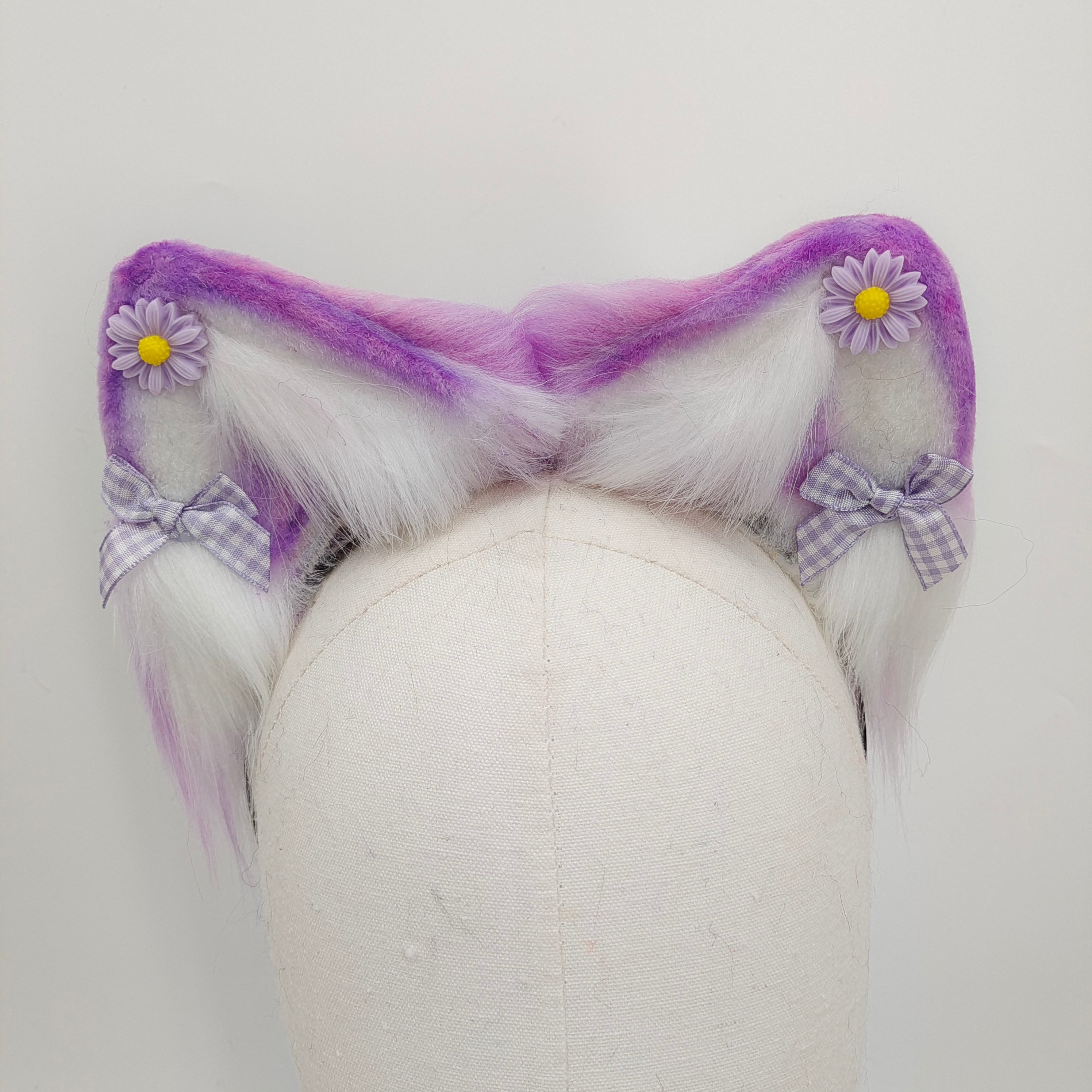 Lilac Cute Metal Fox Tail Butt Plug