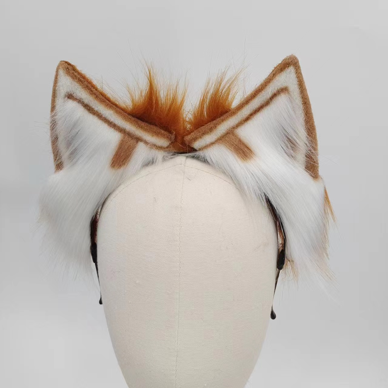 15 Inch Furry Red Fox Tail Butt Plug