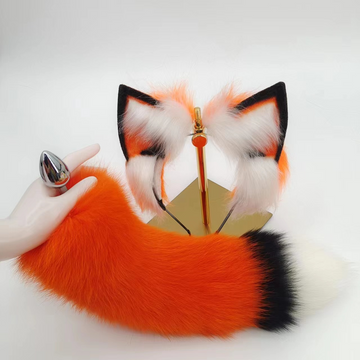 Sexy Role Play Fox Tail Butt Plug
