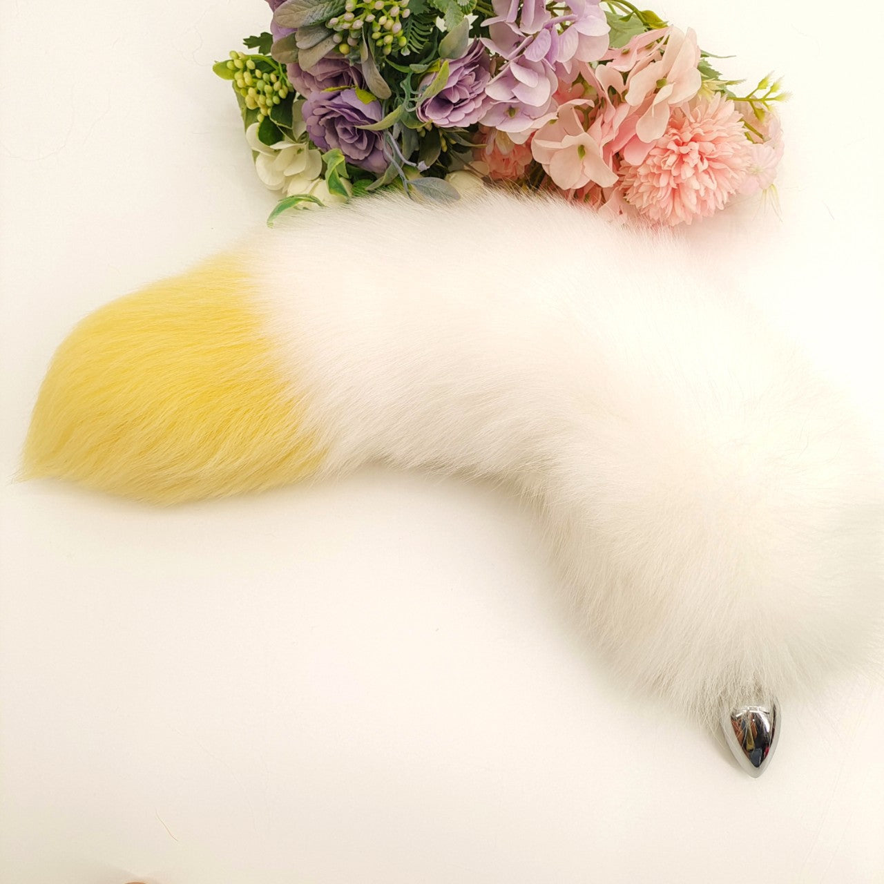 Plush Animal Real Fox Fur Tail Plug