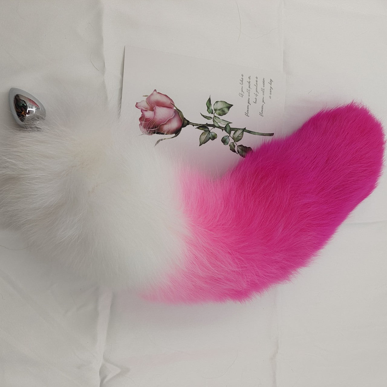 Pink Sweet Cute Fox Tail Butt Plug