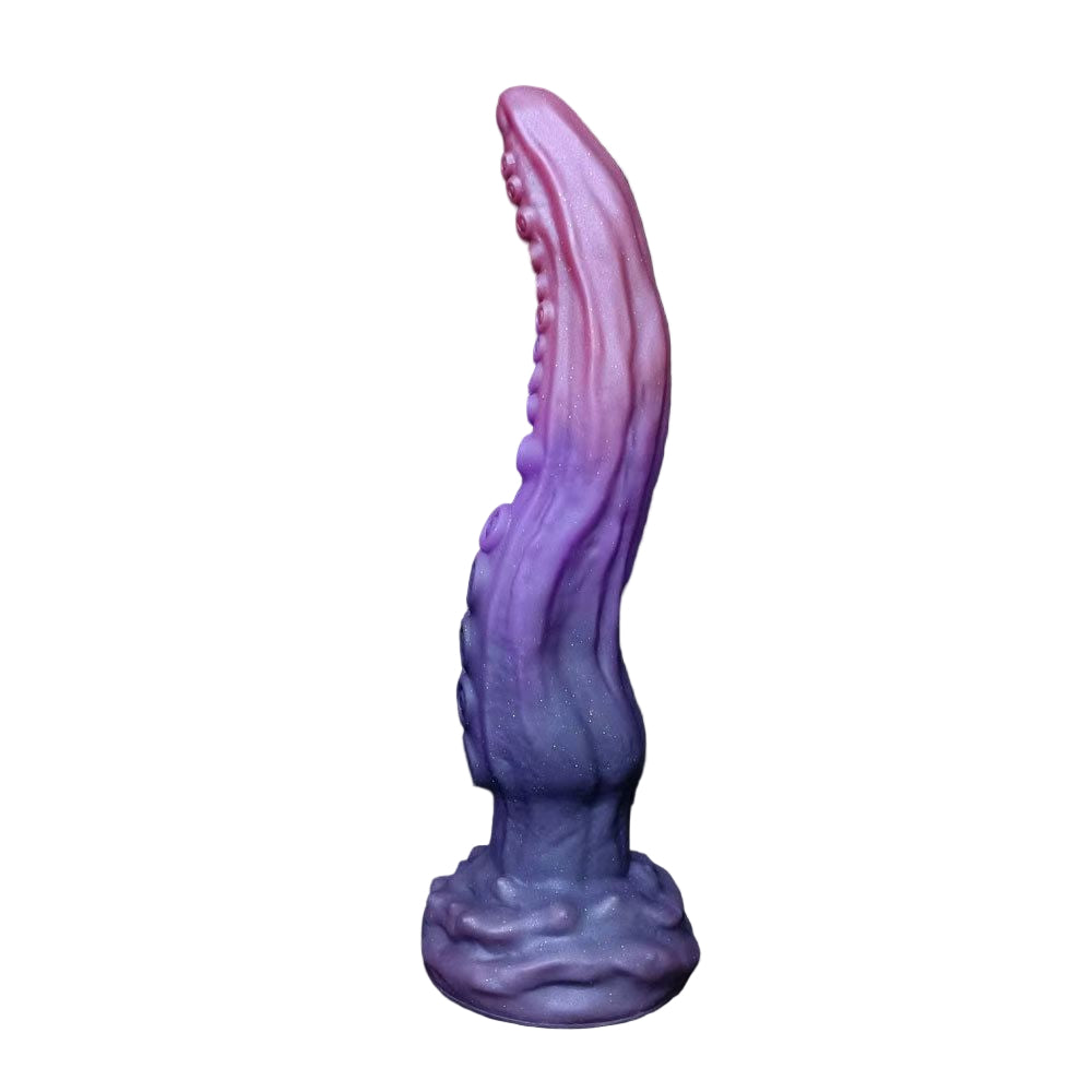 10 Inch Silicone Curved Tentacle Dildo