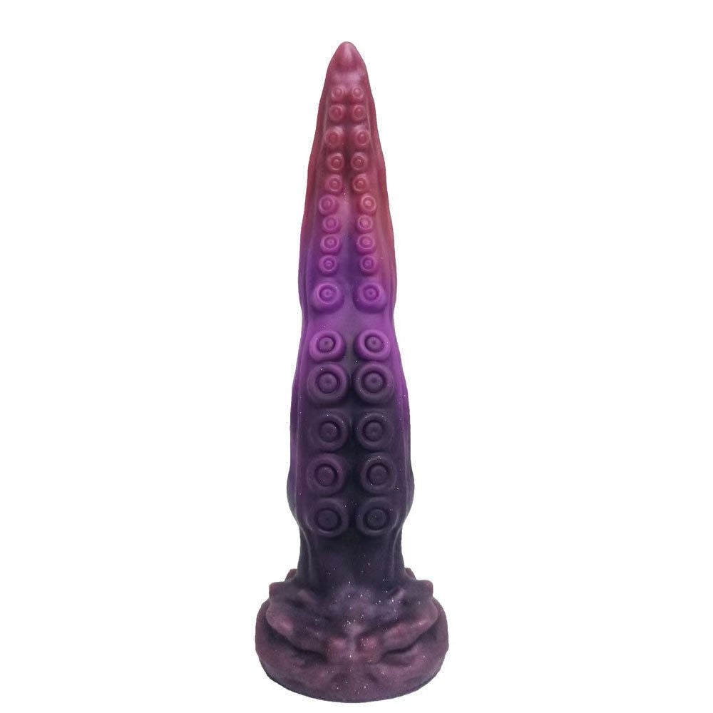 10 Inch Silicone Curved Tentacle Dildo