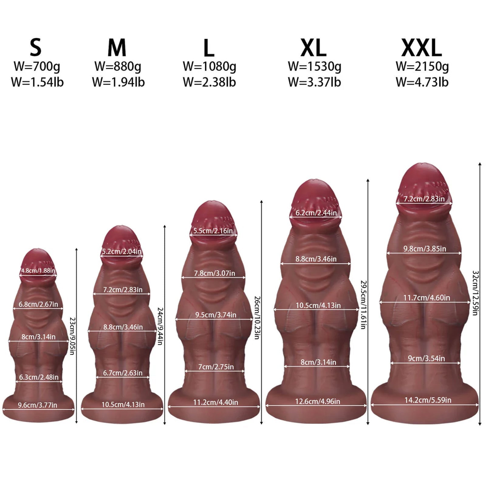 Ultra Real Monster Knot Dildo Butt Plug