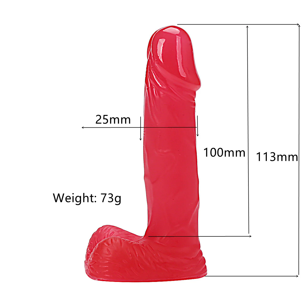 4 Inch Dildo Realistic Trumpet For Beginners
