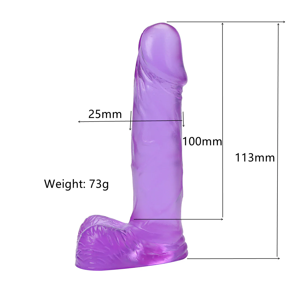 4 Inch Dildo Realistic Trumpet For Beginners