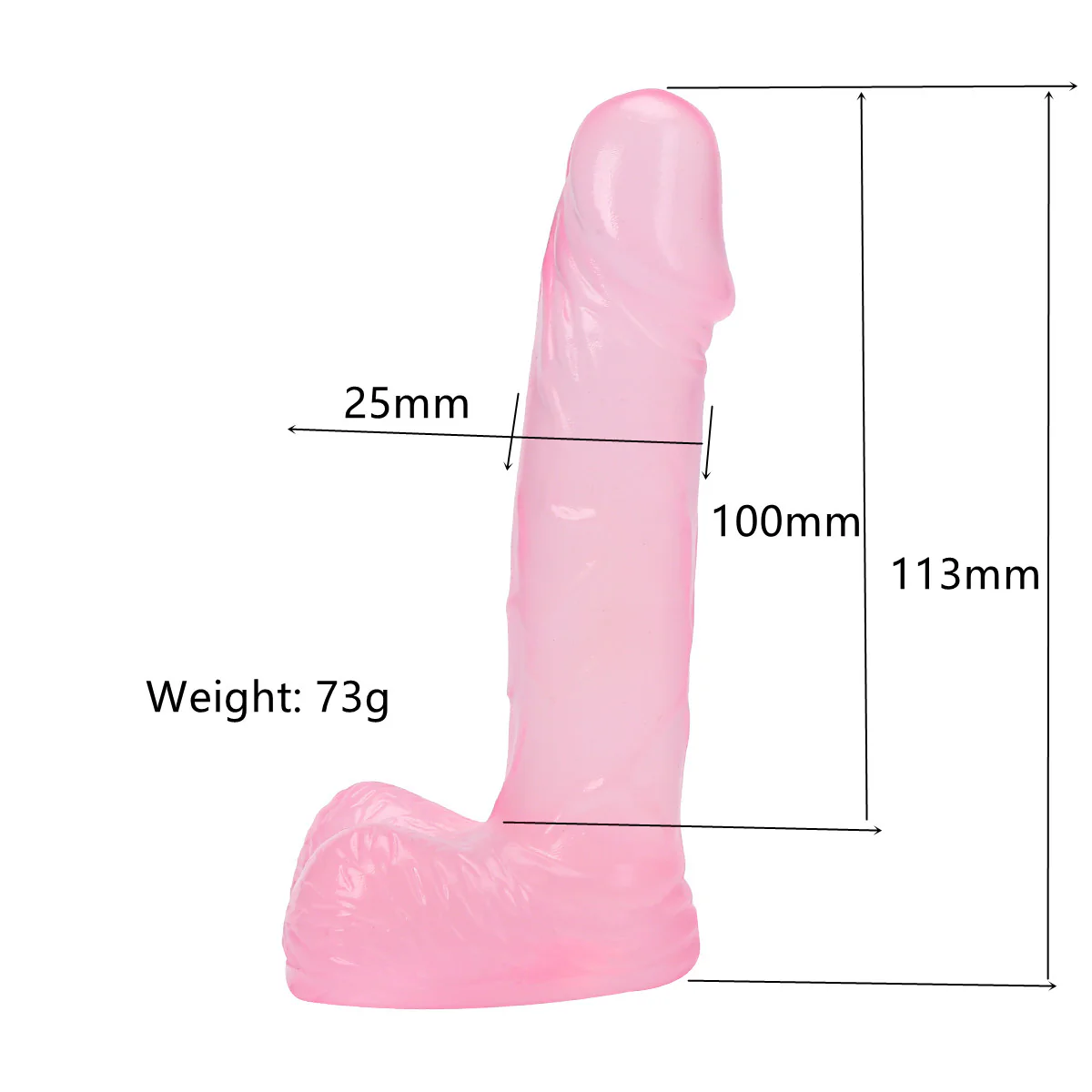 4 Inch Dildo Realistic Trumpet For Beginners