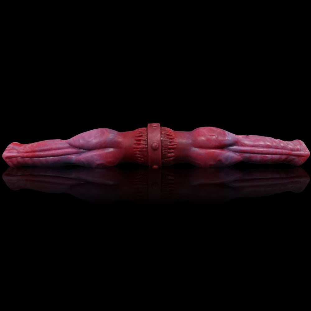 Red Animal Horse Double Knot Dildo